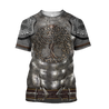 Irish Armor Warrior Knight Chainmail 3D All Over Printed Shirts For Men and Women AM260202-Apparel-TT-T-Shirt-S-Vibe Cosy™