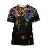 Colorful Music Notes 3D All Over Printes-Apparel-HP Arts-T-Shirt-S-Vibe Cosy™