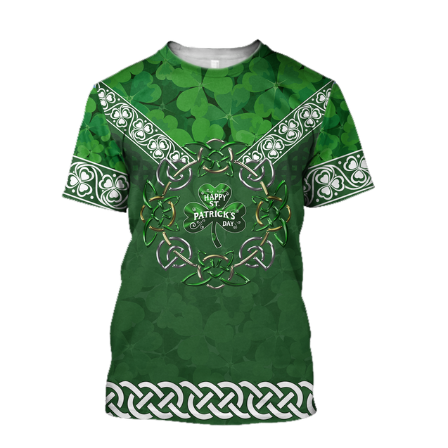 Irish Shamrock 3D All Over Printed Shirts For Men and Women AM270202-Apparel-TT-T-Shirt-S-Vibe Cosy™