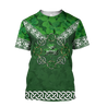 Irish Shamrock 3D All Over Printed Shirts For Men and Women AM270202-Apparel-TT-T-Shirt-S-Vibe Cosy™