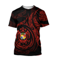 Tonga in My Heart Polynesian Tattoo Style 3D Printed Shirts AM190201-Apparel-TT-T-Shirt-S-Vibe Cosy™