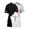 Premium Christian Jesus Catholic Customize Name 3D Printed Unisex Shirts