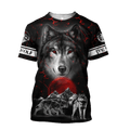 Night Wolf 3D All Over Printed Hoodie For Men and Women AM092005