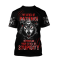 Wolf 3D All Over Printed Hoodie For Men and Women AM082071