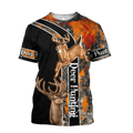 Deer Hunting Hoodie 3D All Over Printed Shirts For Men LAM