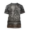 Lithuania Armor Knight Warrior Chainmail 3D All Over Printed Shirts For Men and Women AM120302-Apparel-TT-Hoodie-S-Vibe Cosy™