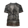 Lithuania Armor Knight Warrior Chainmail 3D All Over Printed Shirts For Men and Women AM120301-Apparel-TT-Hoodie-S-Vibe Cosy™