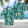 Siberian Husky Tropical Hawaii Shirt TA0708201-Apparel-Huyencass-HAWAII SHIRT-S-Vibe Cosy™