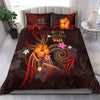 Legend of Fiji Red Melanesia Bedding Set