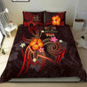 Legend of Fiji Red Melanesia Bedding Set