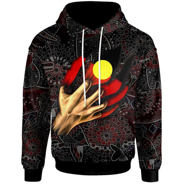 Aboriginal Flag Inside Aboriginal Art 3D design printed shirts