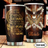 Customize Name Eagle Native American Steel Tumbler