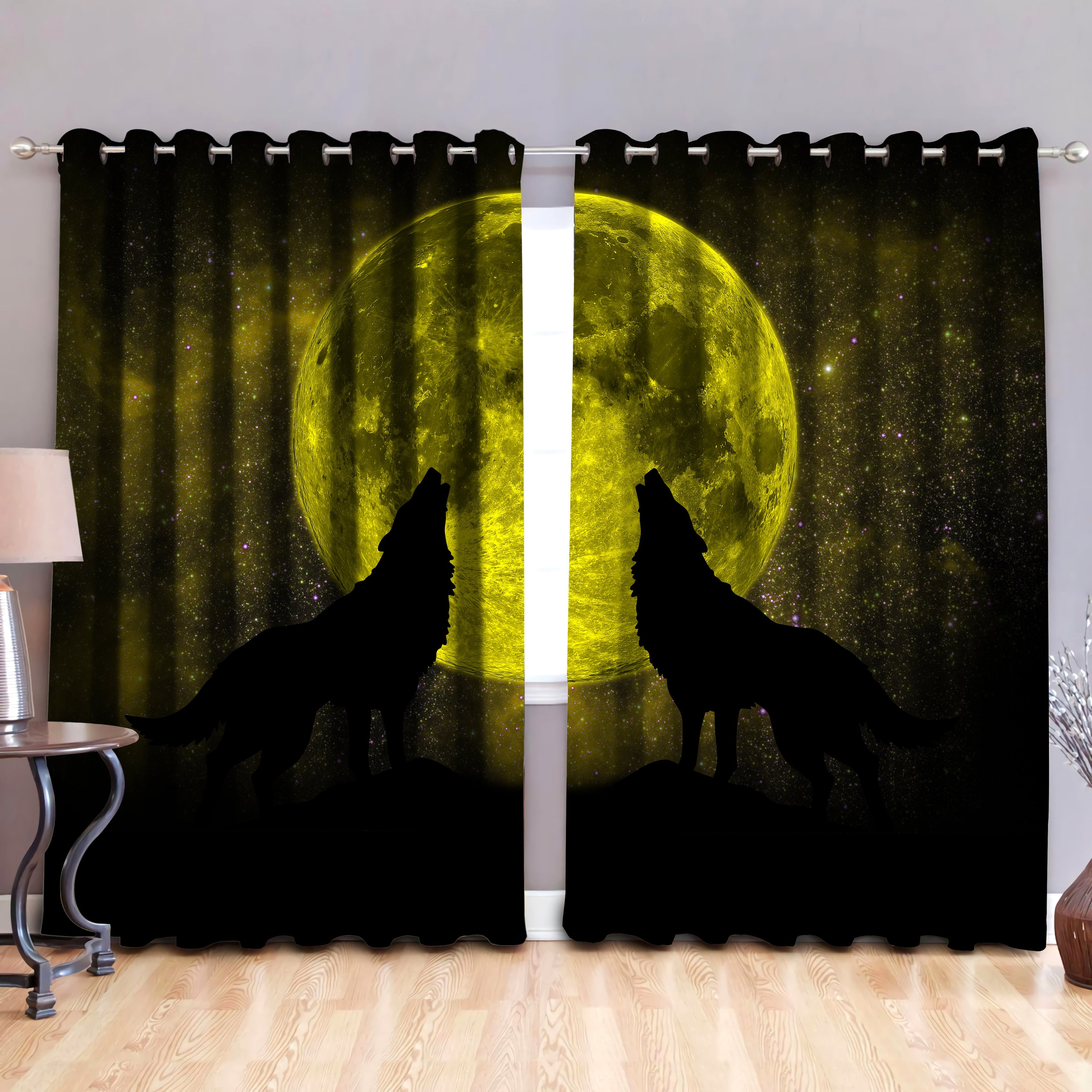 Wolf Window Curtains