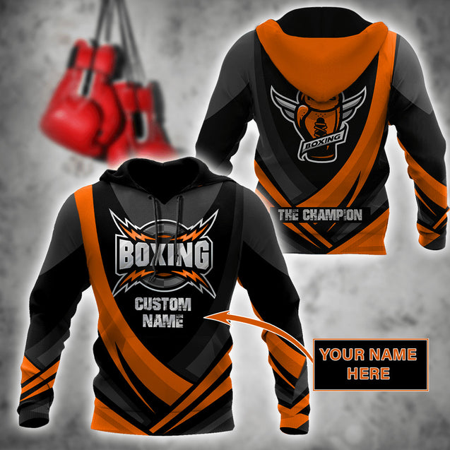 Customize Name Boxing 3D All Over Printed Unisex Shirts