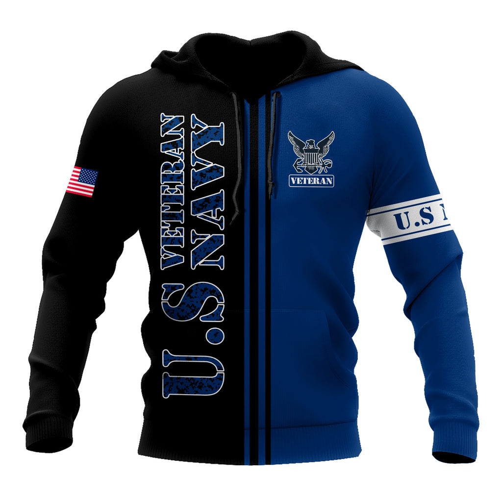 US Veteran Navy 3D All Over Printed Unisex Shirts