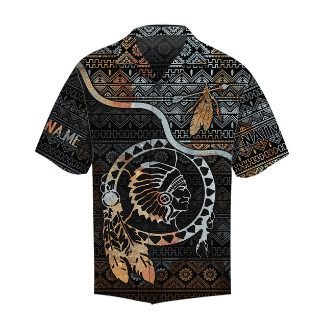 Cusomized Name Native American 3D All Over Printed Unisex Shirts