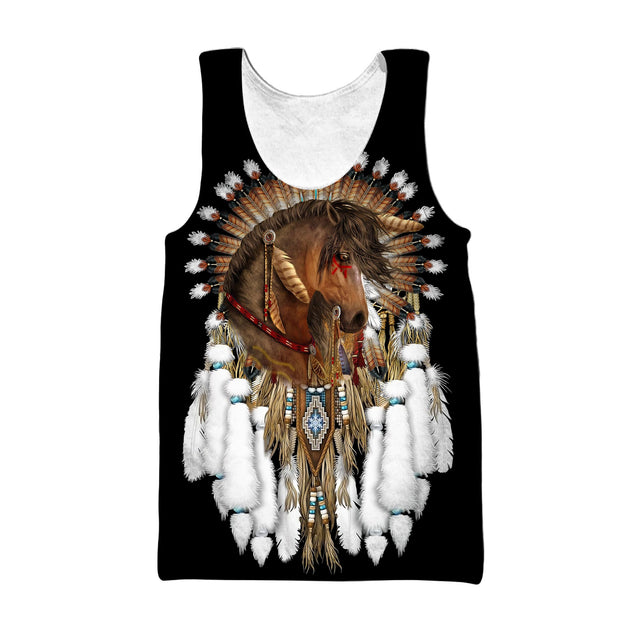 Horse Native American Pride 3D All Over Printed Unisex Shirt