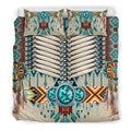 NATIVE AMERICAN PATTERN QBED HP090420BED-BEDDING SETS-HP Arts-US-KING-Vibe Cosy™