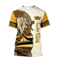 Custom Name June King Lion 3D All Over Printed Unisex Shirts