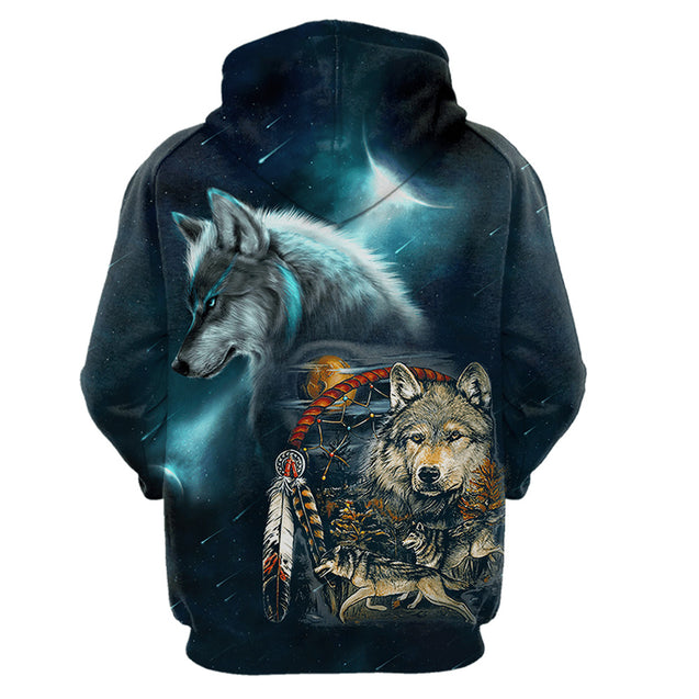 Wolf 3D All Over Printed Unisex Shirt No 10