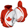 Canada Maple Leaf Hoodie - Circle PL-Apparel-PL8386-Hoodie-S-Vibe Cosy™