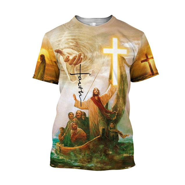 Christian Jesus Easter Day 3D All Over Printed Unisex Shirts