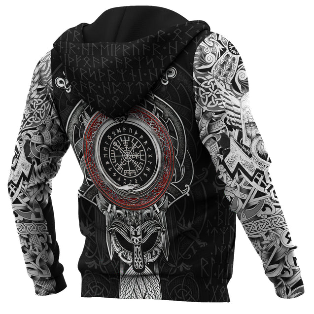 Viking Odin Tattoo 3D All Over Printed Unisex Shirts