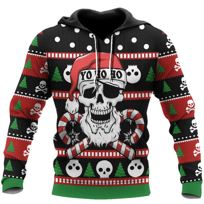Skulls Christmas 3D All Over Printed Unisex Shirts HHT08122001