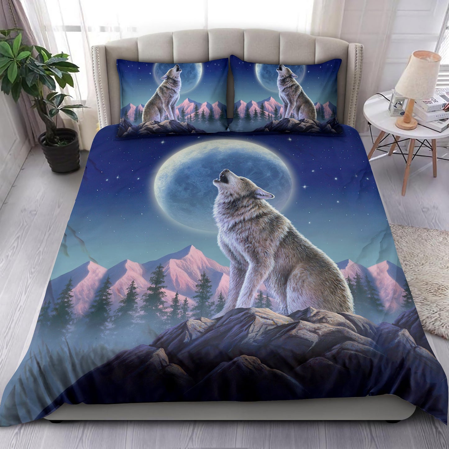 Wolf 3D All Over Printed Bedding Set