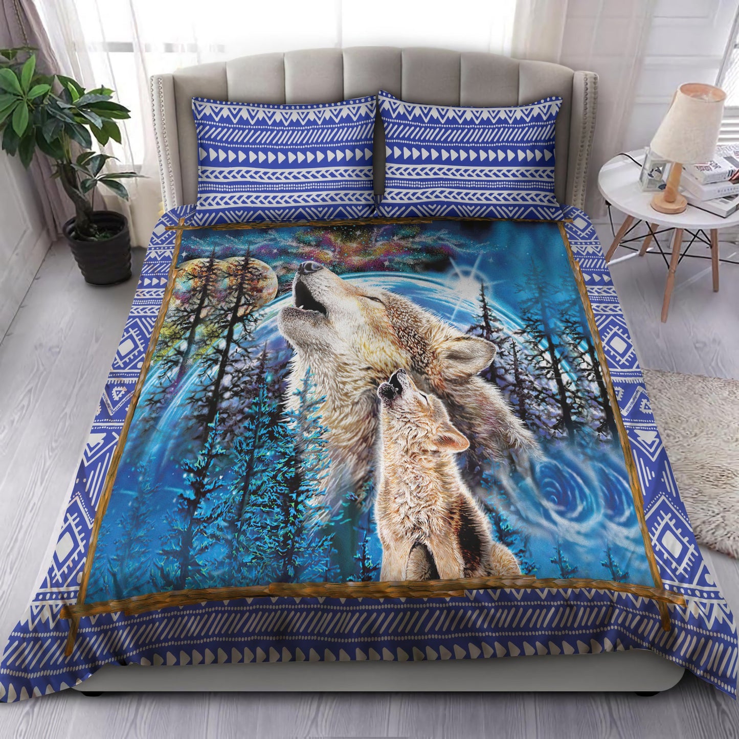 Wolf 3D All Over Printed Bedding Set