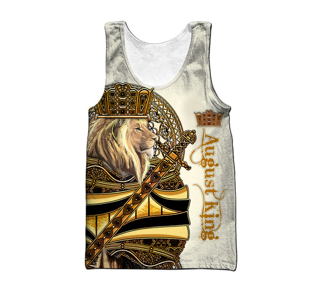 August King Lion 3D All Over Printed Unisex Shirts