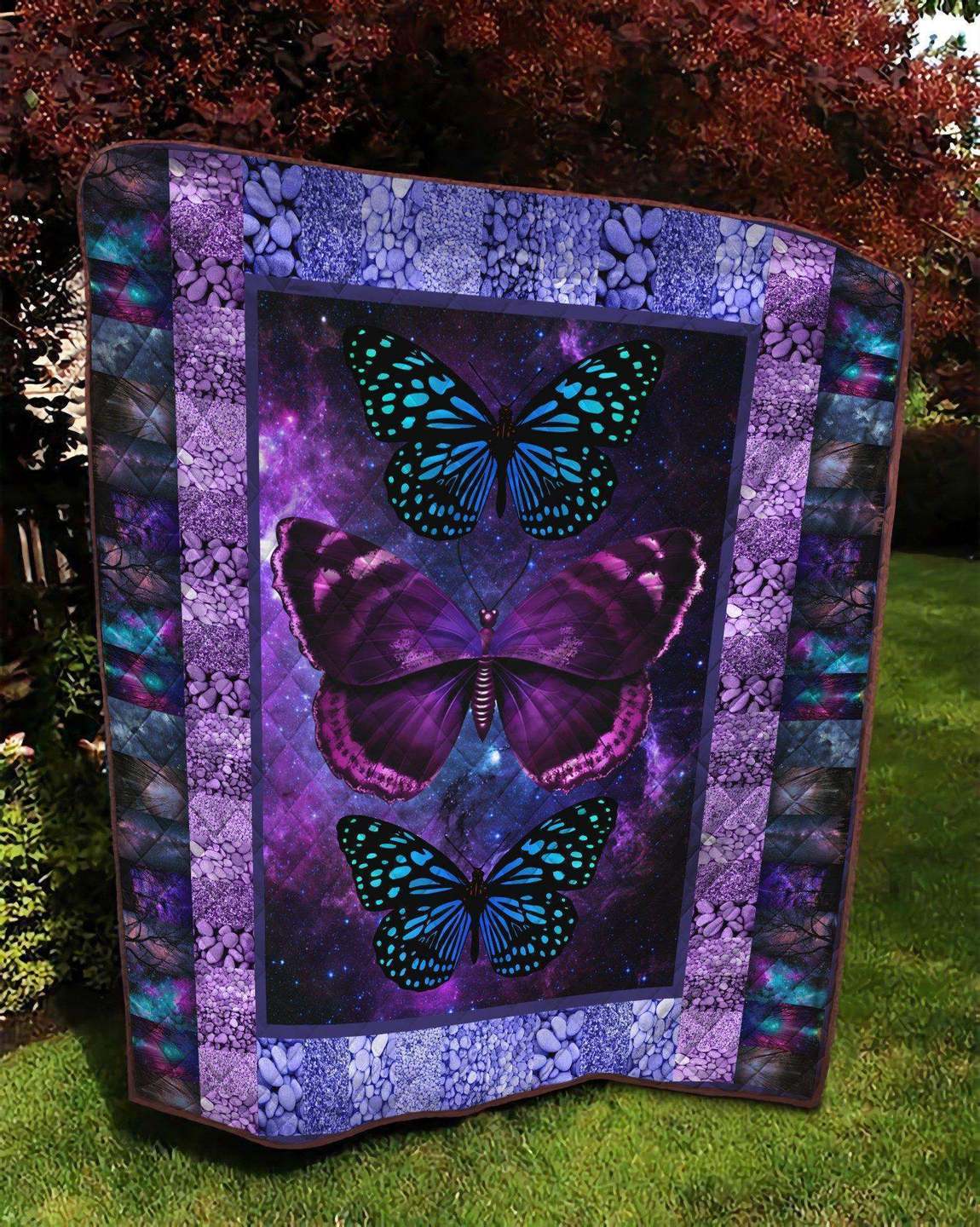Butterfly Quilt Blanket Ph1017-Quilt-PH-Queen-Vibe Cosy™