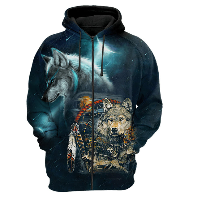 Wolf 3D All Over Printed Unisex Shirt No 10