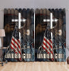 American - One Nation Under God 3D All Over Printed Window Curtains