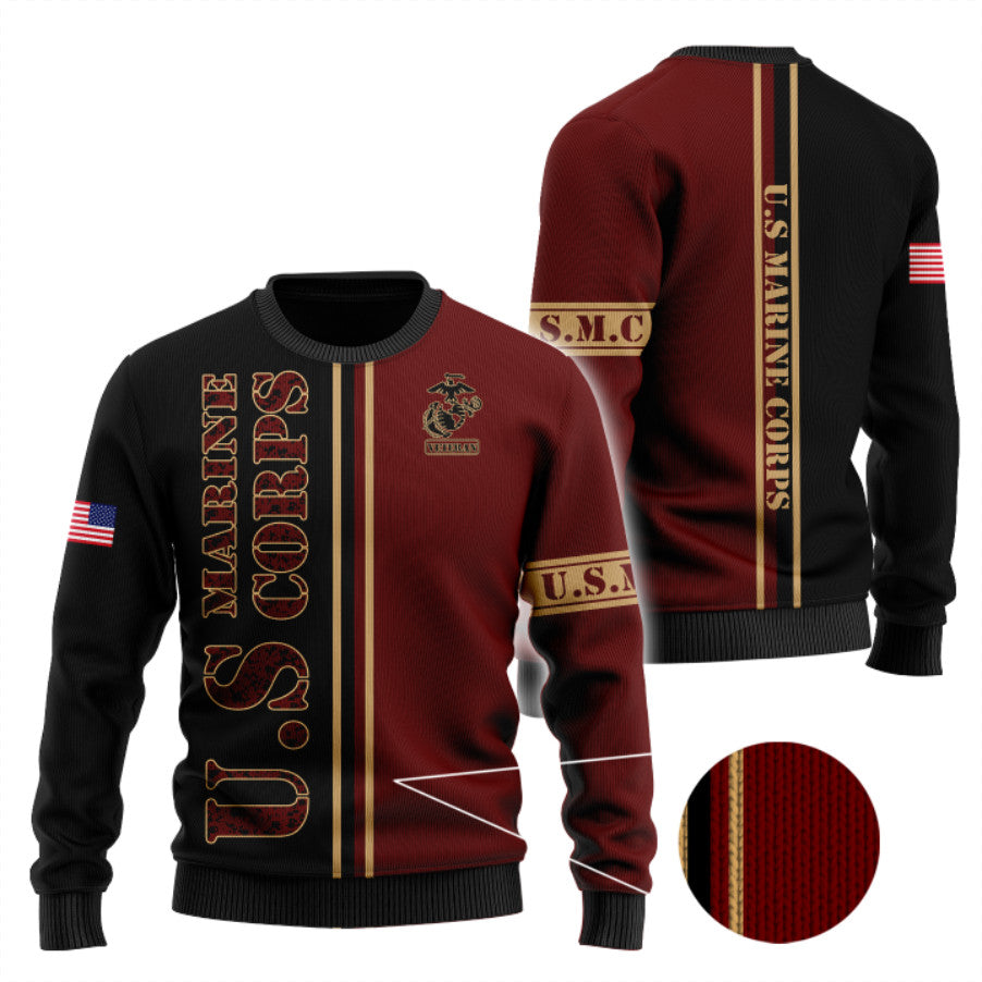 US Marine Corps 3D All Over Printed Unisex Shirts