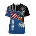 US Arrmy Veteran 3D All Over Printed Unisex Shirts