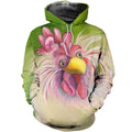 3D All Over Printed Chicken Art Shirts and Shorts 1-Apparel-6teenth World-Hoodie-S-Vibe Cosy™