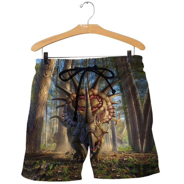 3D All Over Printed Dinosaur Shirts and Shorts-3D All Over Printed Clothes-HP Arts-Shorts-XS-Vibe Cosy™