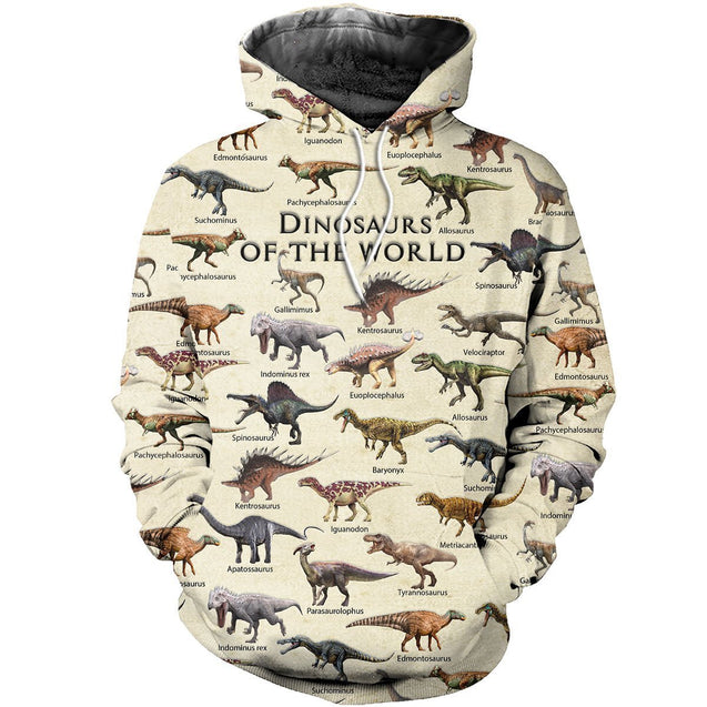 3D All Over Printed Dinosaurs Shirts And Shorts-3D All Over Printed Clothes-HP Arts-Normal Hoodie-XS-Vibe Cosy™