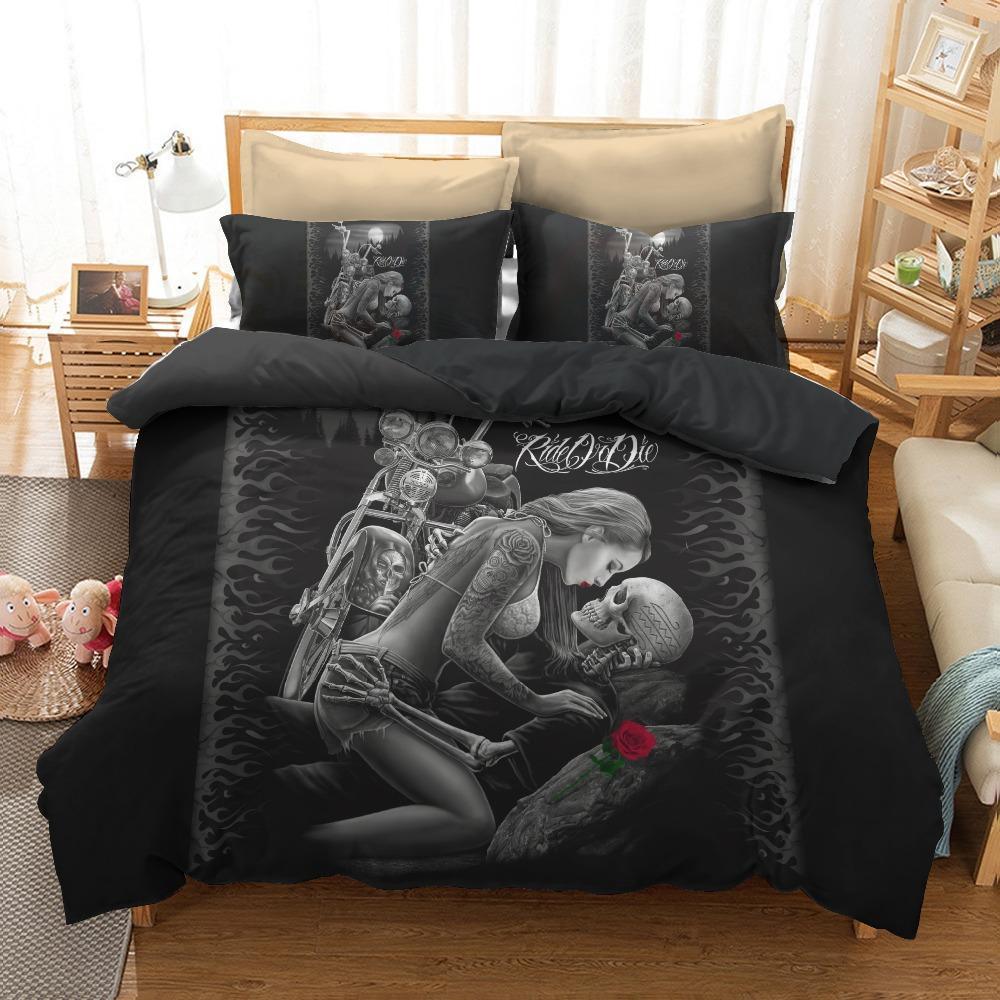 3D Ride & Die Bedding Set-Bedding Set-6teenth Outlet-Twin 2PCS-Vibe Cosy™