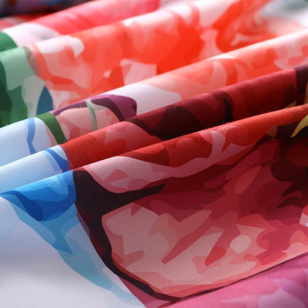 3D Watercolor Flower Skull Bedding-Bedding Set-6teenth Outlet-US Twin-Vibe Cosy™