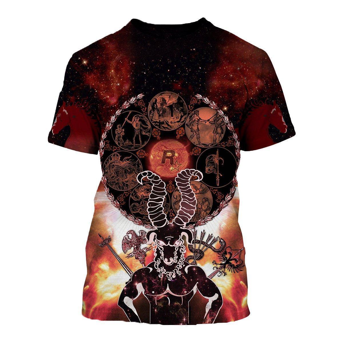 3D ALL OVER PRINTED ARIES T SHIRT HOODIE NTH150834-Apparel-NTH-T-Shirt-S-Vibe Cosy™