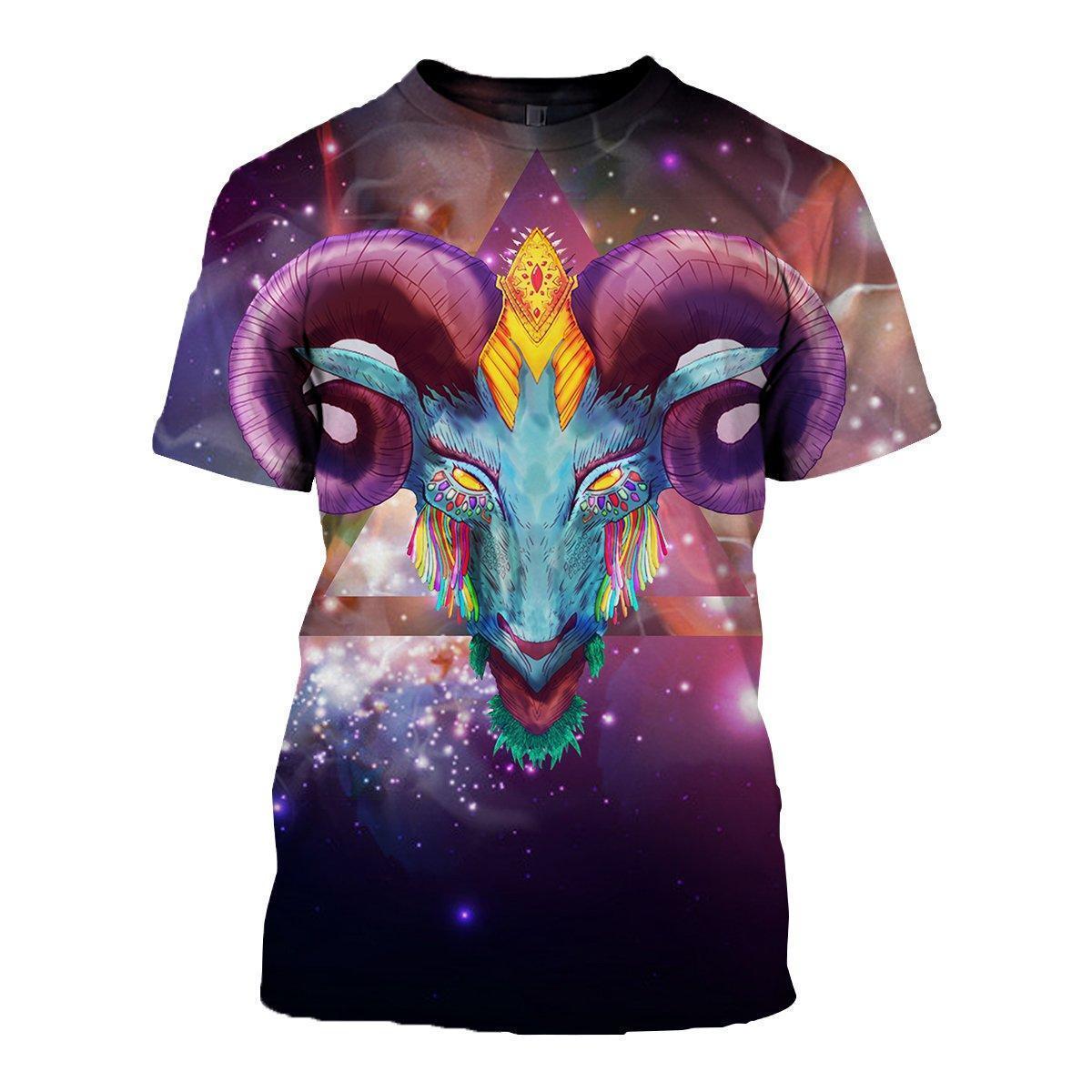 3D ALL OVER PRINTED ARIES T SHIRT HOODIE NTH150840-Apparel-NTH-T-Shirt-S-Vibe Cosy™