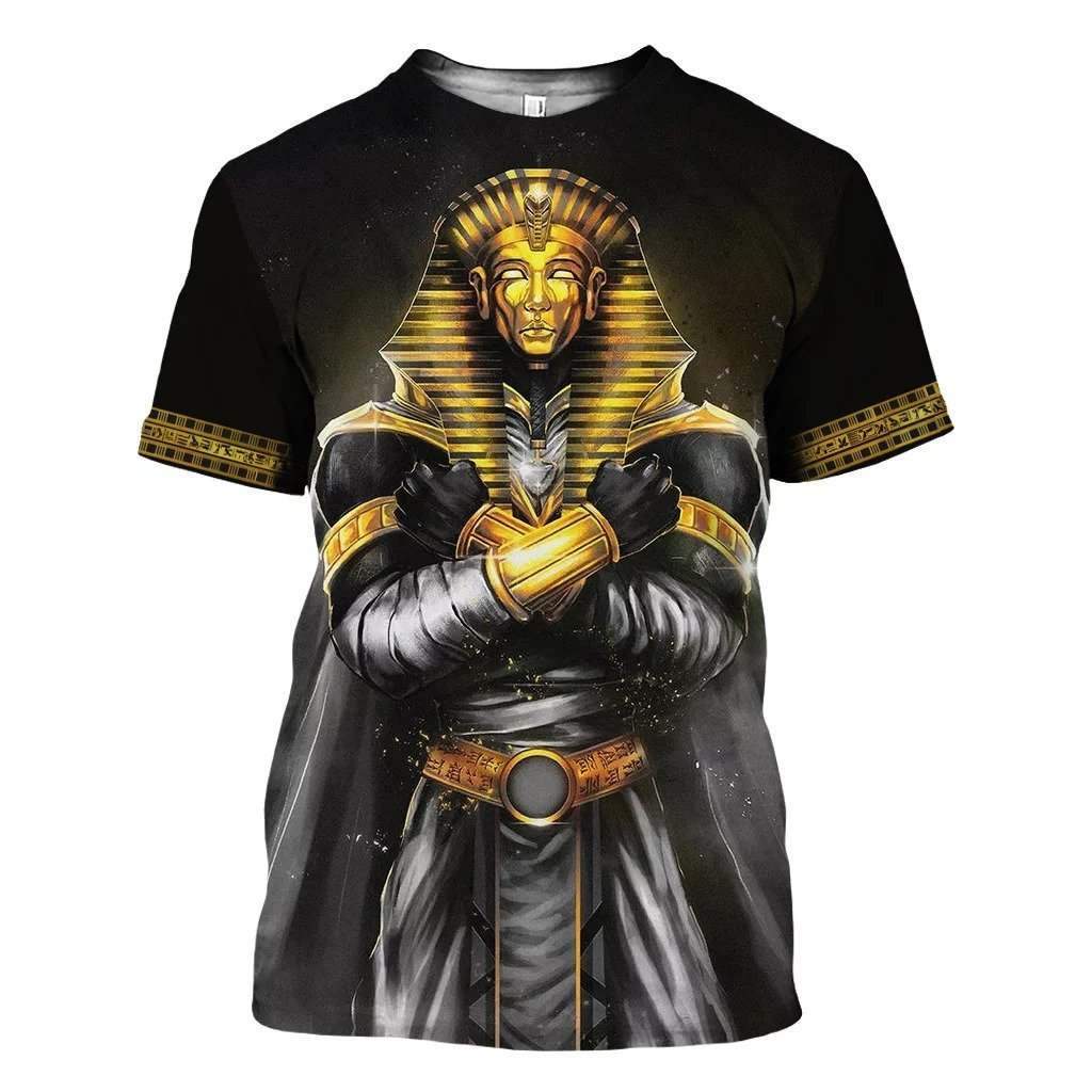 3D All Over Printed Pharaoh Egypt Clothes HC3105-Apparel-Huyencass-T-Shirt-S-Vibe Cosy™