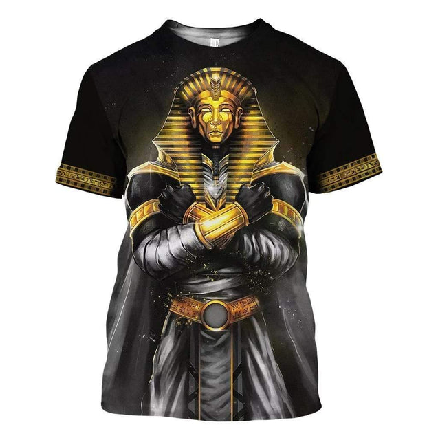 3D All Over Printed Pharaoh Egypt Clothes HC3105-Apparel-Huyencass-T-Shirt-S-Vibe Cosy™