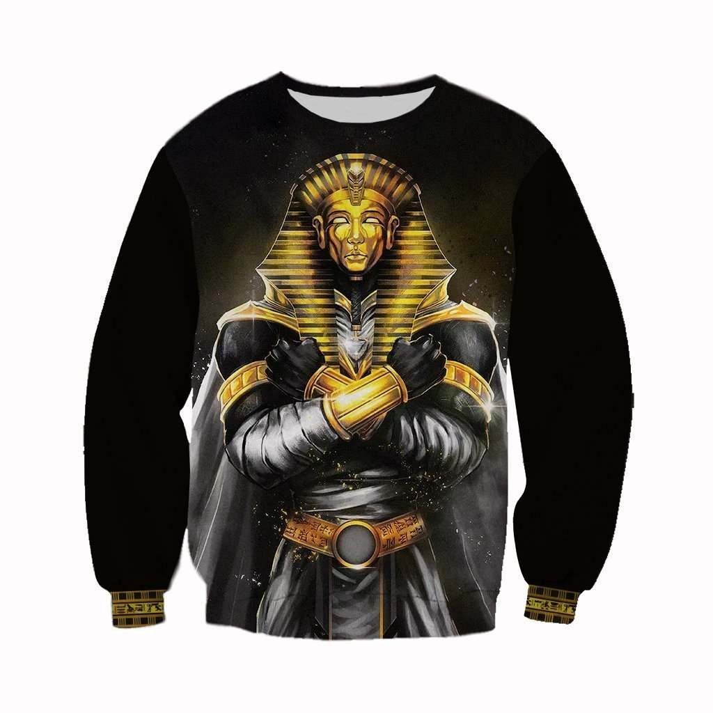3D All Over Printed Pharaoh Egypt Clothes HC3105-Apparel-Huyencass-Sweat Shirt-S-Vibe Cosy™