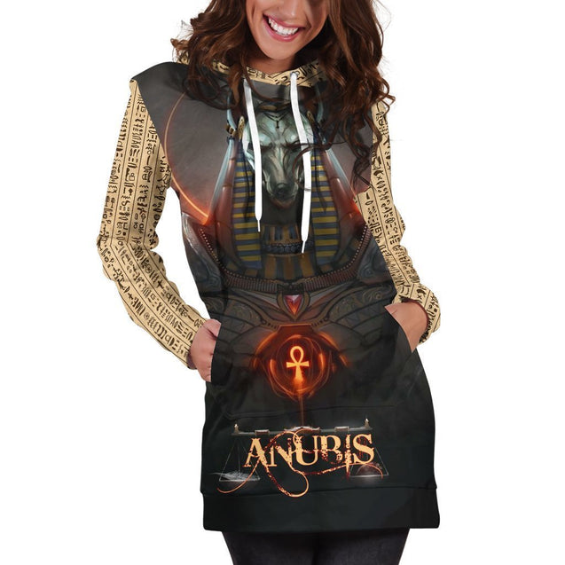 All Over Print Alchemy Ancient Hoodie Dress-Apparel-HbArts-Hoodie Dress-S-Vibe Cosy™