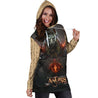 All Over Print Alchemy Ancient Hoodie Dress-Apparel-HbArts-Hoodie Dress-S-Vibe Cosy™