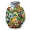 3D Printed Parrots Top 1-Apparel-PHL-Zip-Hoodie-S-Vibe Cosy™