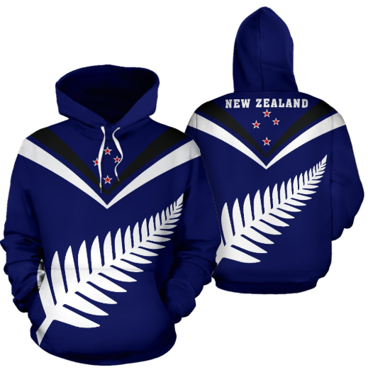 New Zealand Silver Fern All Over Print Hoodie 08 JT6 - Amaze Style™-Apparel